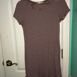 Striped T-shirt dress